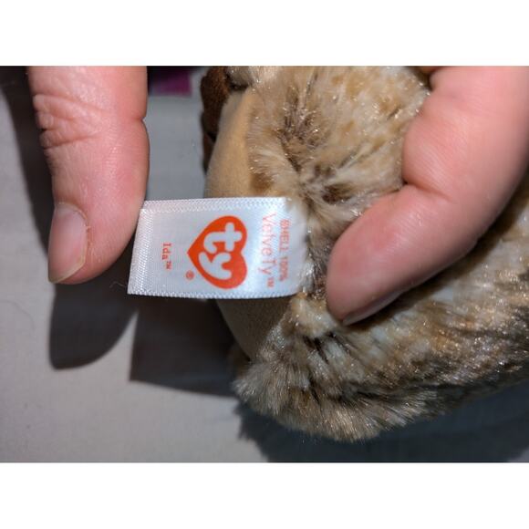 Ty Beanie Babies Ida Hedgehog Plush Stuffed Animal Toy Collectible 7" NWT Velvet - Picture 7 of 10